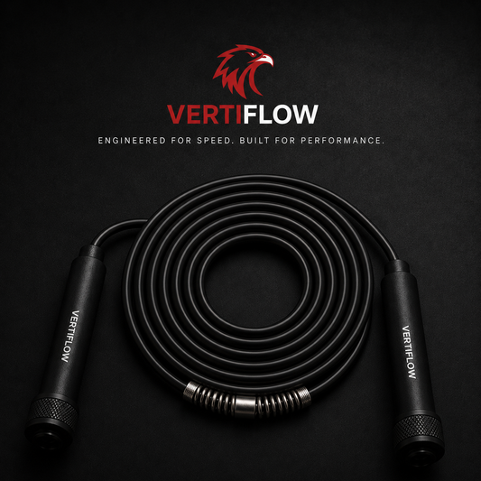 VERTIFLOW Flow Jump Rope – Adjustable Premium Speed Rope for Cardio & Training