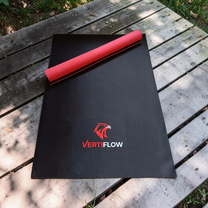 VERTIFLOW Performance Jump Kit – Premium Training Mat, Flow Jump Rope & Carry Bag